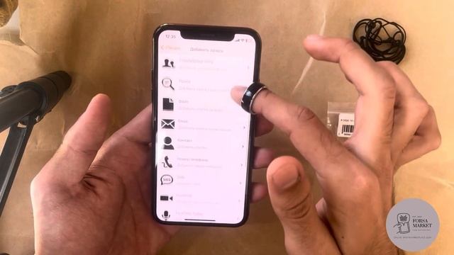 Смарт кольцо с NFC для iOs . С помощью приложения NFCTOOLS . FORSAMARKET в маркетплейсе UZUM. смотреть онлайн