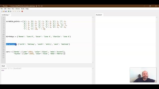4 examples of dictionary uses in Python смотреть онлайн