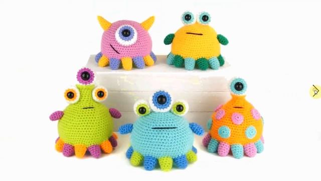 Halloween Crochet Patterns: MONSTER Amigurumi Crochet Pattern Roundup! смотреть онлайн