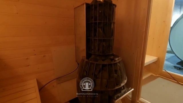 Обзор бани на продажу: квадробочка 4м «Карамель» с новой печью №82200106 смотреть онлайн