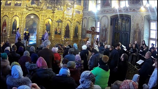 19.03.23. Часы и поздняя Божественная литургия. Неделя 3-я Великого поста, Крестопоклонная. Акафист
