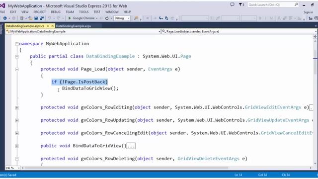 Introduction to ASP.NET Web Forms: Grid View Control & Data Binding смотреть онлайн