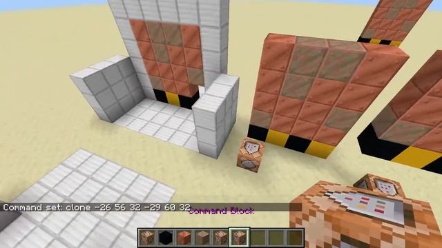 How to make a working door with commands in Minecraft Java смотреть онлайн