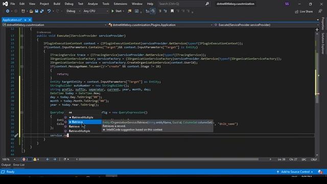 Plugin - Part 2 | Learn to Create Plugin Step by Step | Auto Number | Dynamics CRM 365 смотреть онлайн