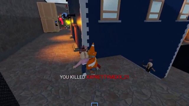 My team was losing badly, so.. [ROBLOX Murderers vs Sheriffs] смотреть онлайн