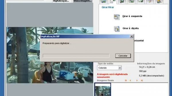 HP Scanjet G2710 Digitalizar Filme