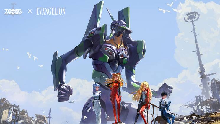 #5. Tower Of Fantasy .  V3.7 Evangelion Fantasy
