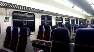 ЭД2Т 0035. Утро. Перегон Голутвин - Коломна + вечернее отправление со станции Коломна.