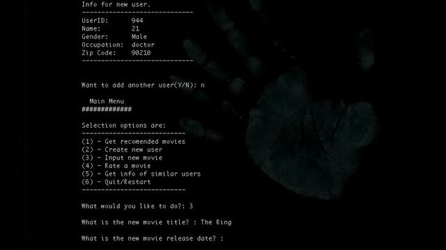 Movie Recommendation System using SQL with sqlite3 in python смотреть онлайн