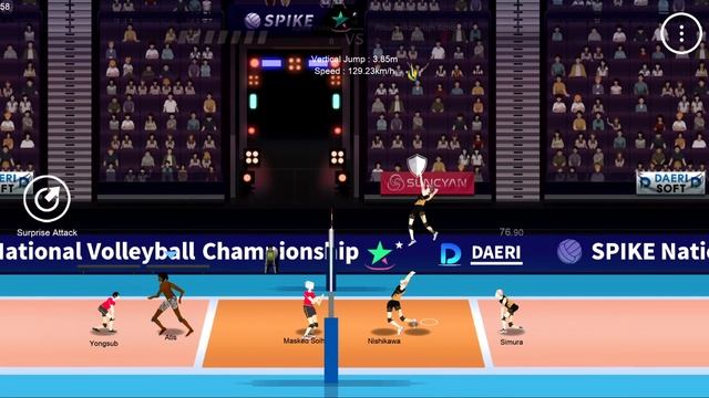The Spike Mobile Volleyball 3x3. Atis. NEW S RANK. All Characteristics. Full gameplay смотреть онлайн