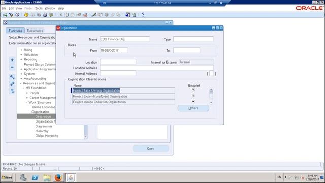 Oracle R12 Project Accounting (PA) Training | 2nd Session смотреть онлайн