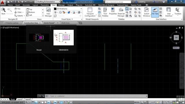 Interfacing With AutoCAD LT:File Tabs смотреть онлайн