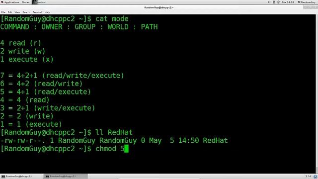 Linux File permissions part1 смотреть онлайн