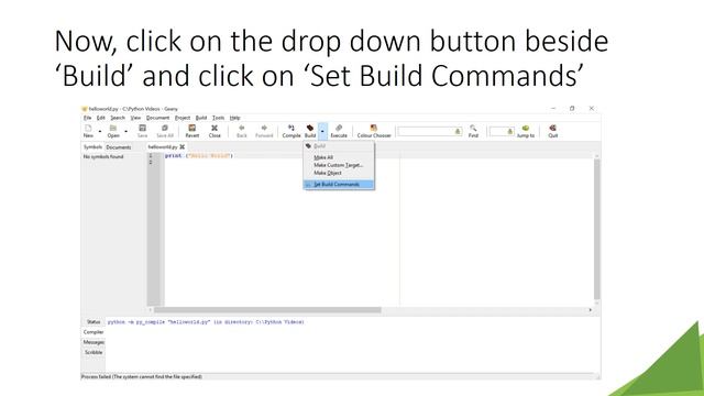 How to Configure Geany with Python 3 in Windows 10 смотреть онлайн