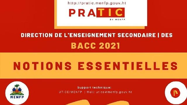 Préparation Bac 2021, Cliquez ici: http://pratic.menfp.gouv.ht/app/course/index.php?categoryid=48 смотреть онлайн