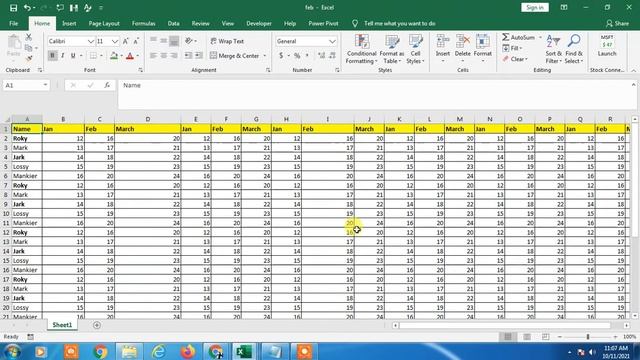How to Freeze Rows And Columns At The Same Time In Excel? смотреть онлайн