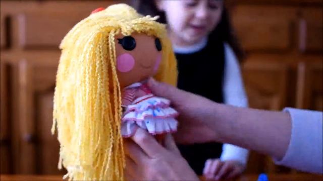 Lalaloopsy, Aida, играем с куклой лалалупси заколки прически смотреть онлайн