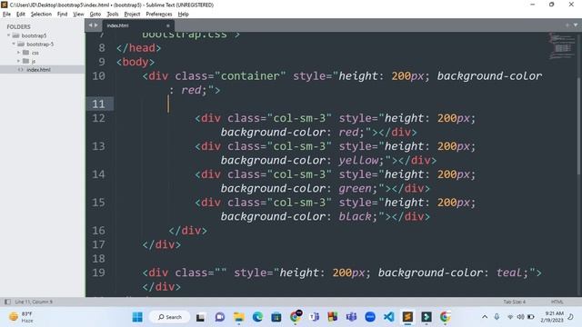 #5 BS5 - Bootstrap 5 Grid Basic - Detailed Tutorial. смотреть онлайн
