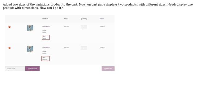 Wordpress: How do I group product variations on cart page (Woocommerce)? смотреть онлайн