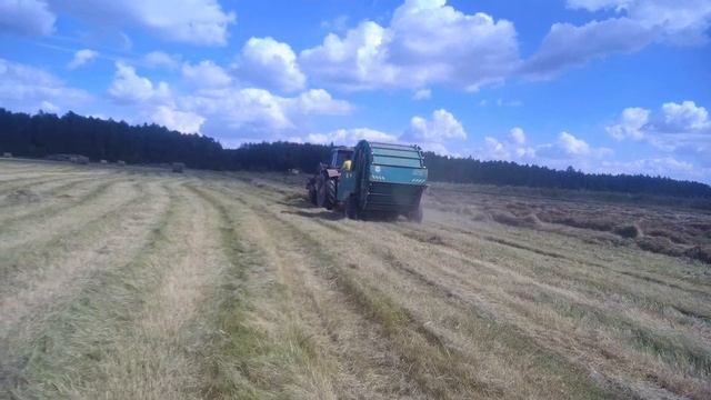 ПРФ 180, большой прессподборщик,пресует катает смотреть онлайн