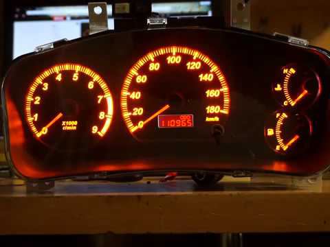 Mitsubishi Lancer Evolution пересвет приборной панели смотреть онлайн