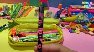 Собираю и заполняю пенал в школу back to school 2019 Летняя канцелярия