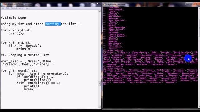 Iterating Through a Basic List Data Structure in the Python Programming Language смотреть онлайн