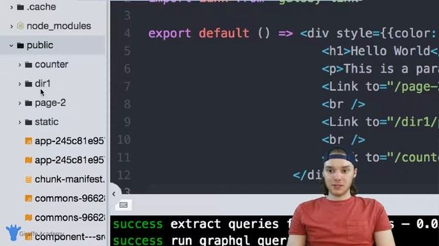 Building your site | Gatsby - Static Site Generator | Tutorial 7 смотреть онлайн