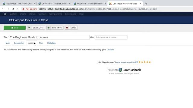 How to Build a Joomla Learning Management System (LMS) with OSCampus смотреть онлайн