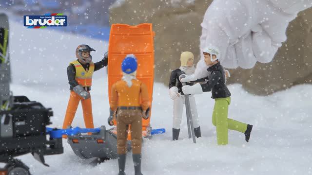 Skifahrer mit Zubehör -- 60040 -- Bruder Spielwaren смотреть онлайн