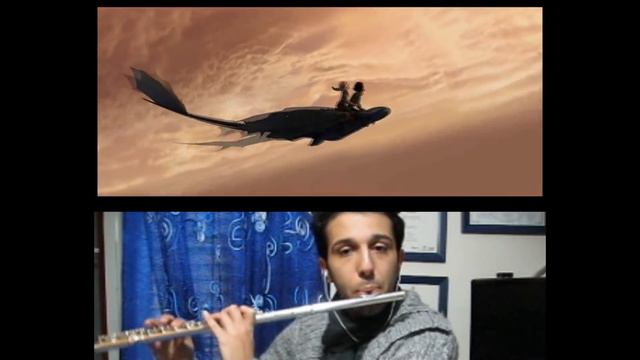 How to train your dragon - Romantic Flight (Flute Cover) смотреть онлайн