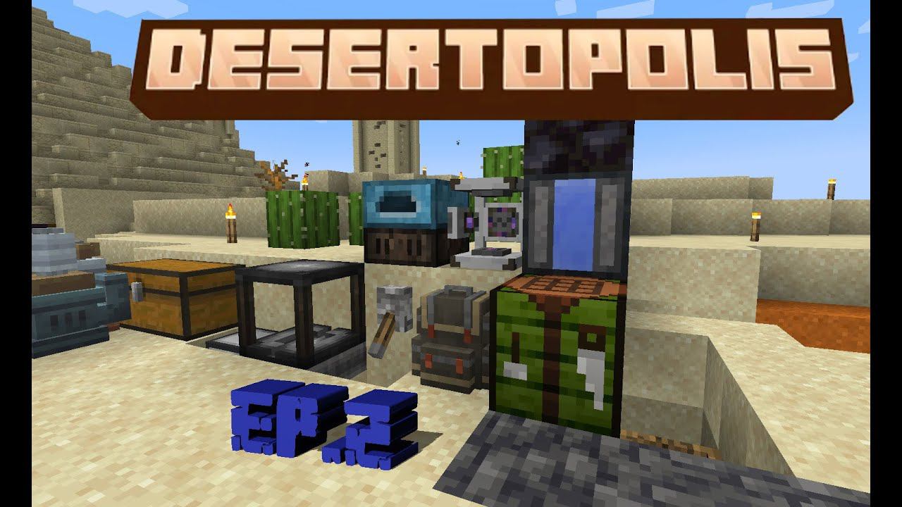 DESERTOPOLIS | Прохождение #2 - Первая энергия | Minecraft смотреть онлайн