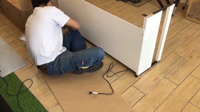 【電鋼琴組裝】KAWAI CN201開箱 簡略組裝流程 смотреть онлайн