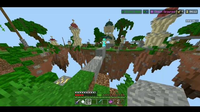 Minecraft TheHive SkyWars Chill Gameplay With Internal Audio On Android! смотреть онлайн