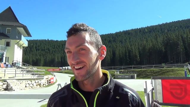 Interview with Jakov Fak (23.09.2013 Pokljuka) смотреть онлайн