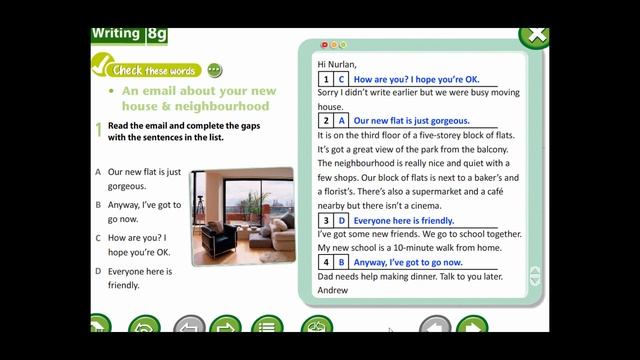 6 grade. An email about your new house and neighbors. смотреть онлайн