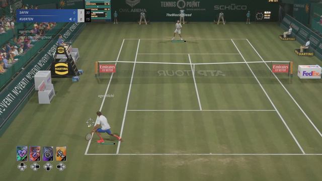 Tennis World Tour 2 - Online Legendary League Marat Safin Vs Gustavo Kuerten 4K @ PS5