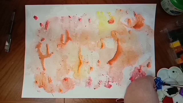 Монотипия "Фантастические цветы" смотреть онлайн