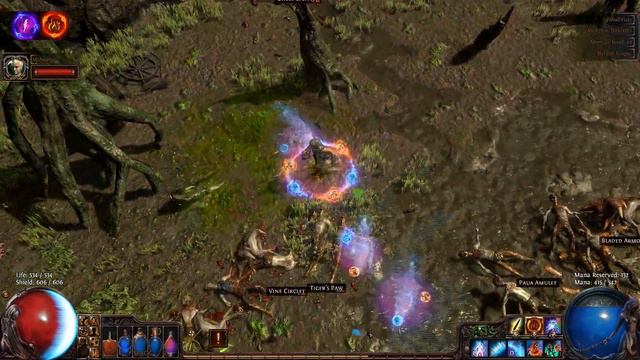 Path of Exile (Closed Beta 0.9.8) - Templar (summoner) & Ranger footage [1080p] смотреть онлайн