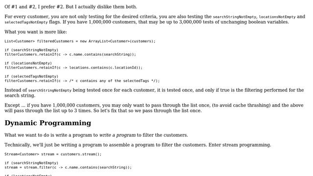 Filtering a list of customers in Java based on three criteria (2 Solutions!!) смотреть онлайн