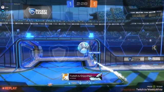 JUST A STANDARD 2V2 VS FAIIKO AND DIPPER - Rocket League смотреть онлайн
