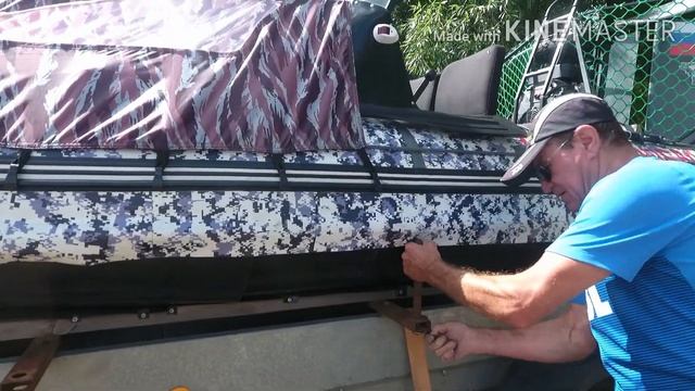 Спуск на воду аэролодки LANI ALIGATOR одним человеком. смотреть онлайн