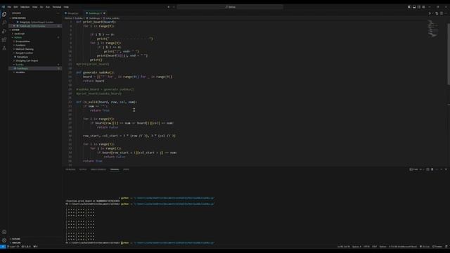 How to Create & Solve the Soduku Game in Python смотреть онлайн