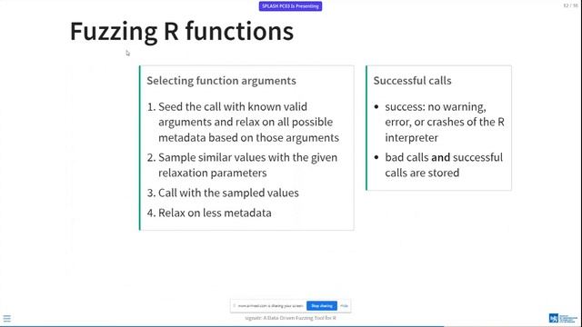 [SLE] signatr: A Data-Driven Fuzzing Tool for R смотреть онлайн
