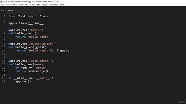 Complete Python Course - Beginner to Advance 167 Flask Tutorial 5 Dynamic Urls смотреть онлайн