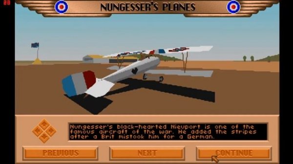 Red Baron (Dos PC) Gameplay / 1991/ Dynamix, Inc.