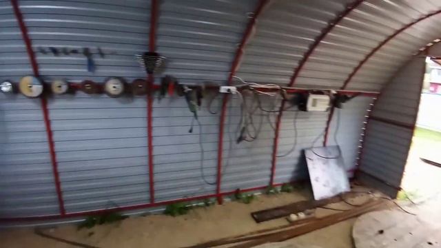 Сварочная из профильной трубы и профнастила смотреть онлайн