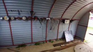 Сварочная из профильной трубы и профнастила