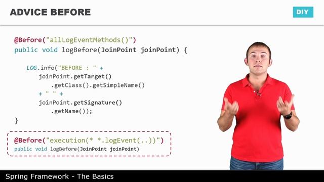 Простые аспекты - 12 - The Basics of Spring Framework смотреть онлайн