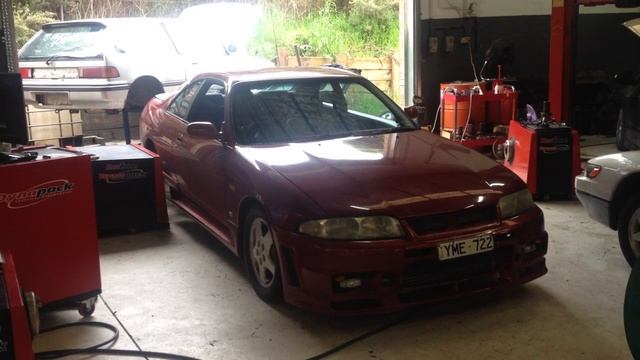 Nissan Skyline R33 GTS-t Dyno Run RevZone Tuning смотреть онлайн